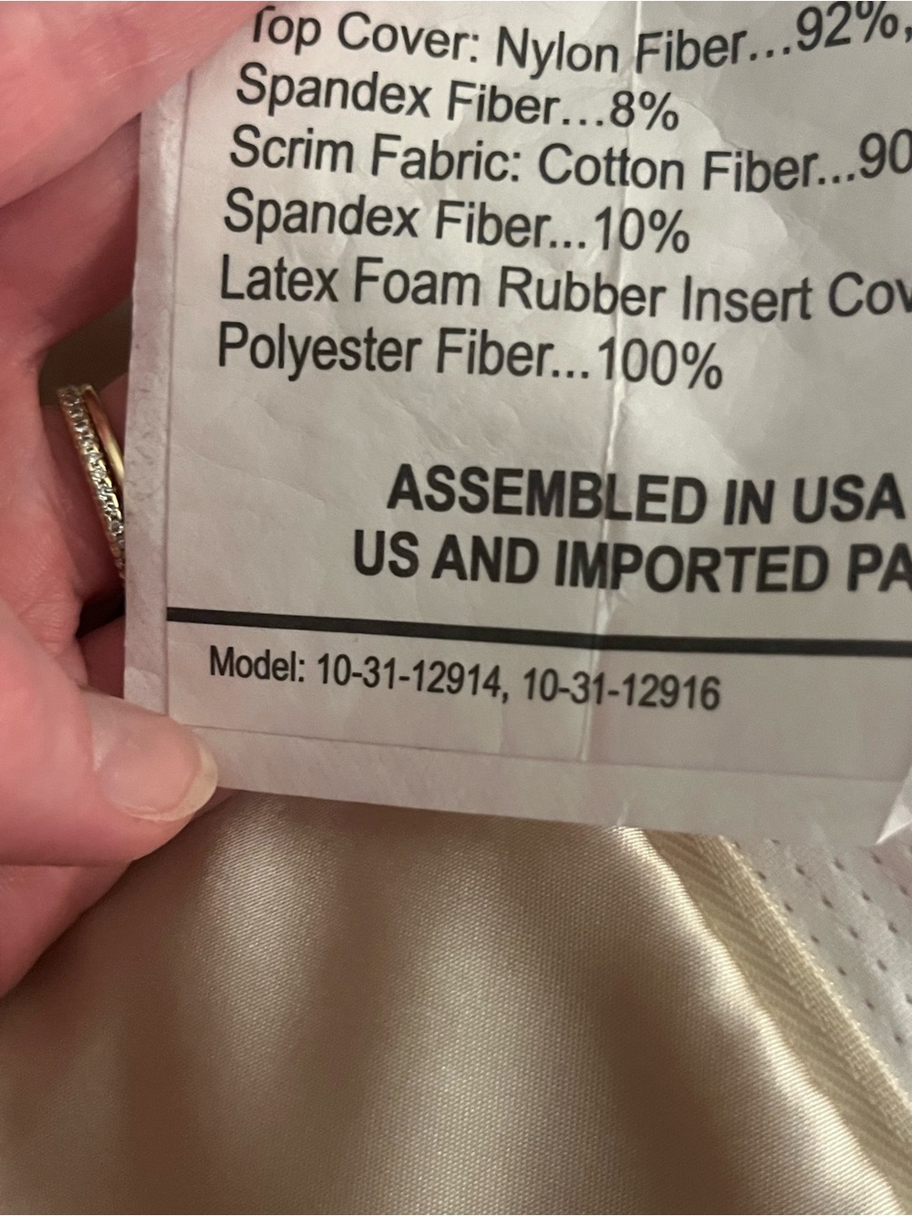 Purple Harmony Pillow - King Medium (Model 10-31-12914) - Picture 4 of 4